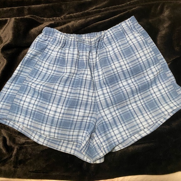 RARE BRANDY MELVILLE checkered blue shorts!! - Picture 1 of 3